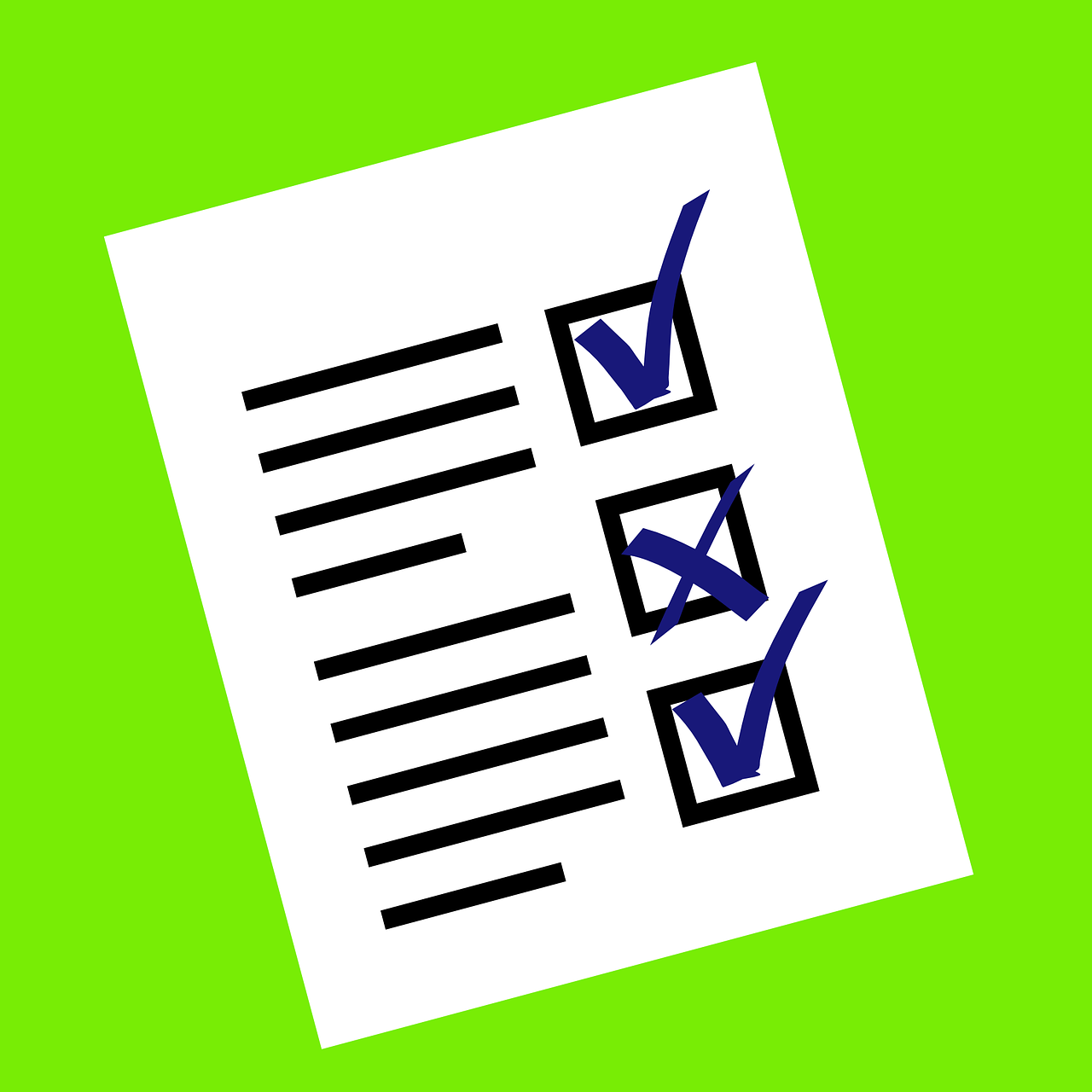 Checkliste (Quelle: Clker-Free-Vector-Images, Pixabay-Lizenz)
